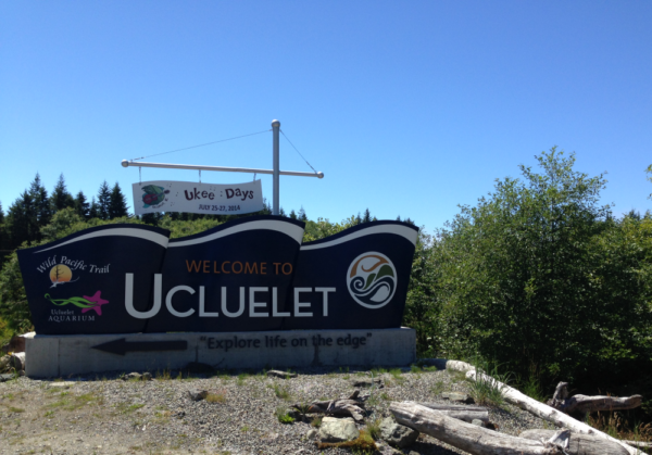 Ucluelet Welcome Sign