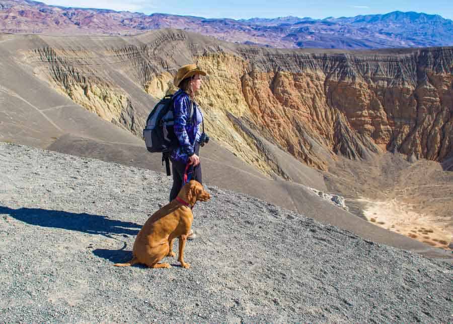 Hiking the Ubehebe Crater in Death Valley