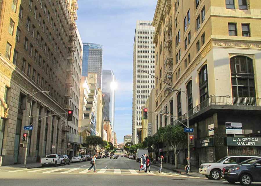 downtown Los Angeles walking tour