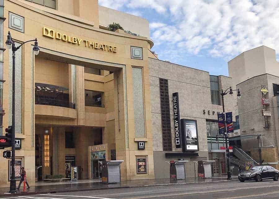 View of Dolby Theater in Los Angeles