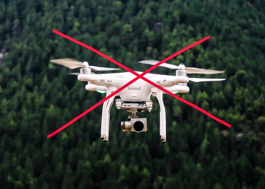 image of a drone, which is illegal in Morocco