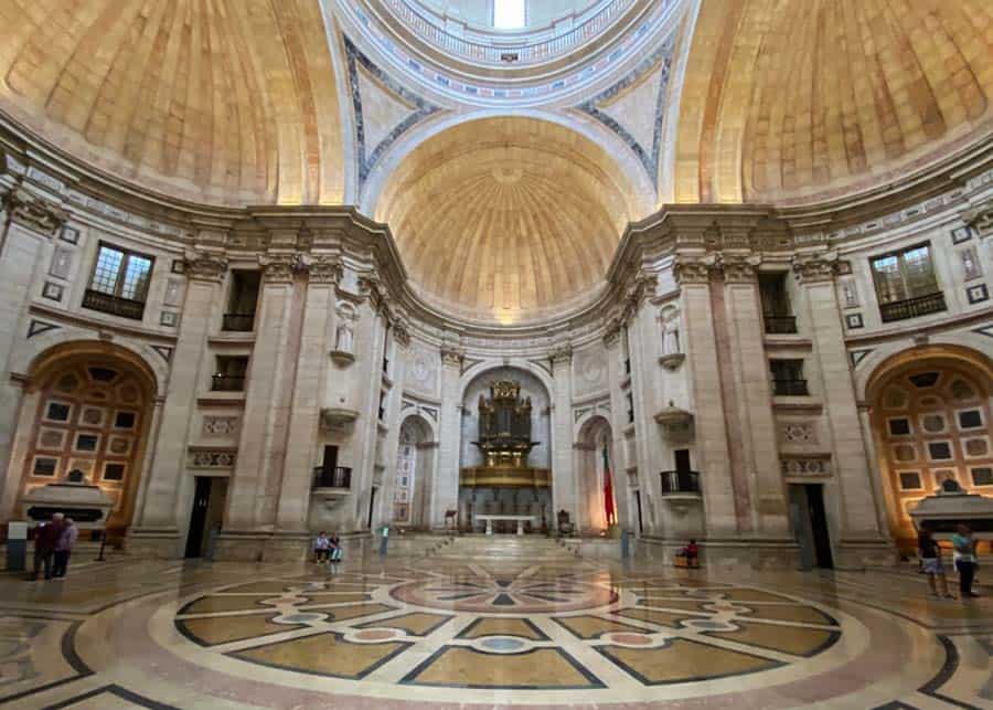 Inside the The National Pantheon in Lisbon