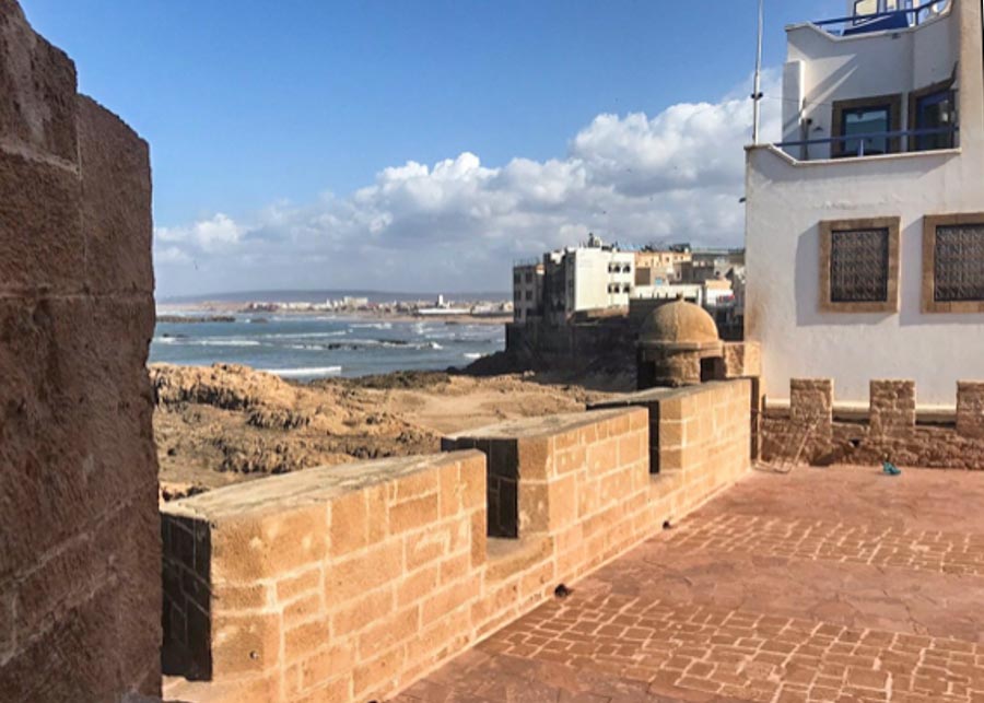 the ramparts of Essaouira Morocco