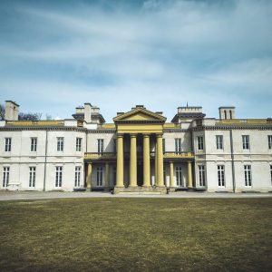The incredible facade of Dundurn Castle. The number one tourist attraction in Hamilton, Ontario.